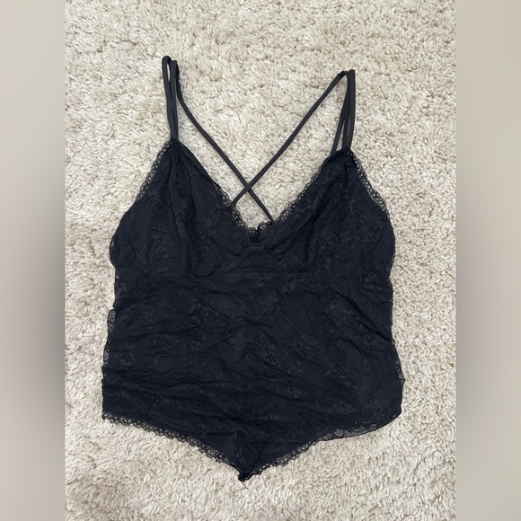 Garage (G Édition) Black Lace Tank Top - Picture 2 of 4